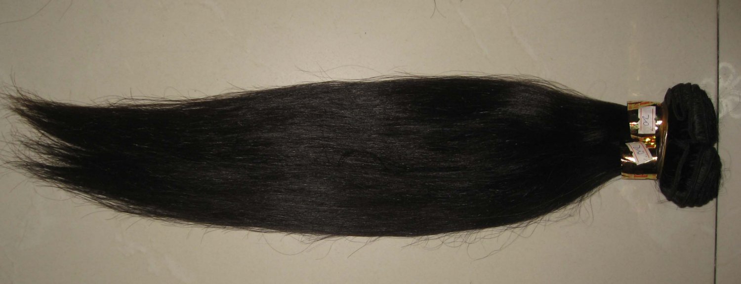 24in hand tied micro thin weft European hair straight