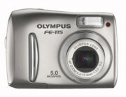 Olympus FE-115 5.0 MP Digital Camera with 2.8x Optical Zoom