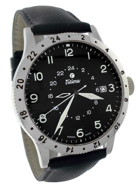 Tutima Pilot Fx 3 Time Zone Men’s Watch 633-01
