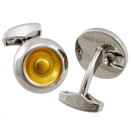 Tateossian London Two Tone Round Cufflinks â CL0016