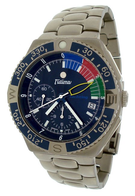 Tutima Military Yachting Chronograph Mens Watch 751-06