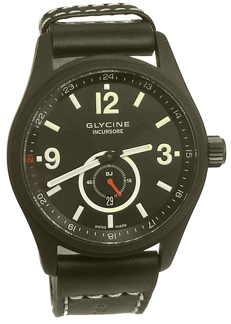 Glycine Steel Incursore Black Jack Limited Edtion Watch