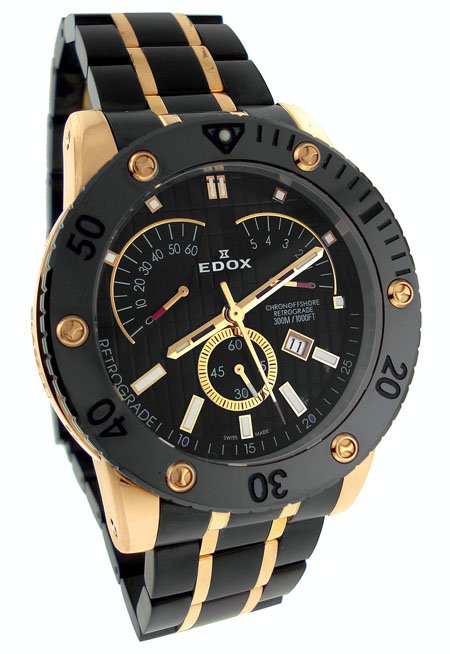 Edox Class 1 Chronoffshore Retrograde Watch 01503-37-RN