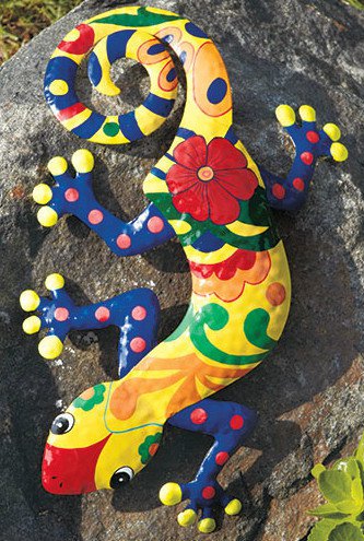 Colorful Gecko Wall Decoration