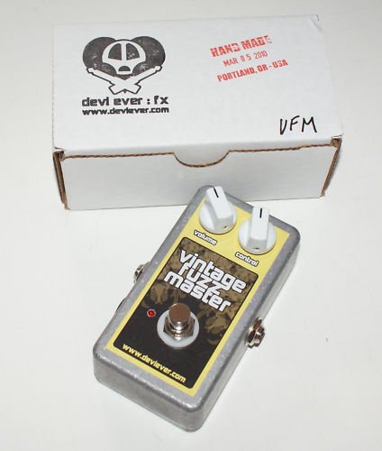 Devi Ever Vintage Fuzz Master Effect Pedal MINT