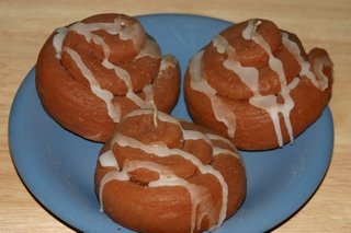 Oversized Cinnamon Buns / Rolls 3 Set. Triple Scented Wax
