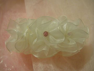 White Lace Rosette