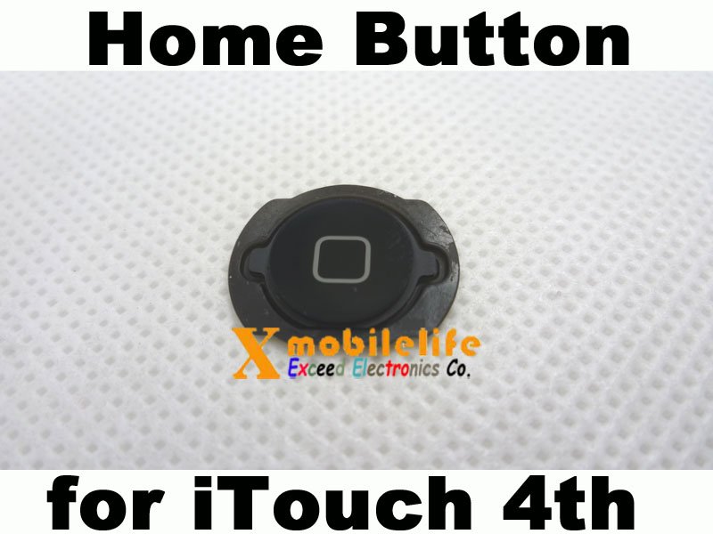 Home Button Key Flex with Metal Backplate for iPod Touch 4th Gen 8GB 32GB 64GB