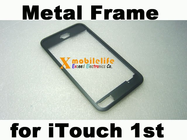 Metal Middle Bezel Chrome Frame Housing for iPod Touch 1st Gen 8GB 16GB 32GB