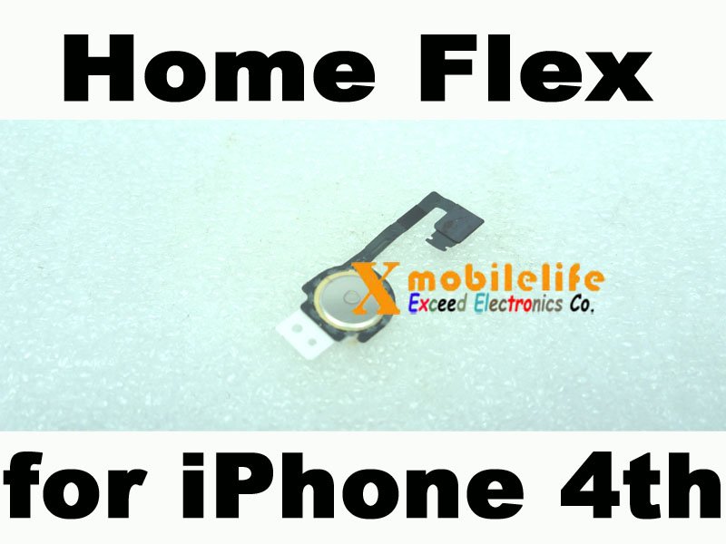 New OEM Home Button key Flex Ribbon Cable for iPhone 4th Gen 4G 16GB 32GB