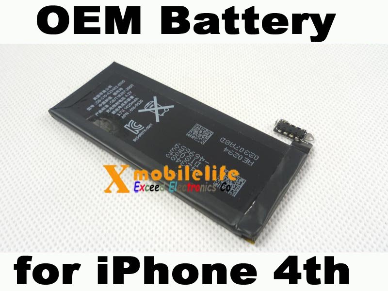 OEM 1420mAh Li-ion Spare Battery for iPhone 4th Gen 4G 16GB 32GB