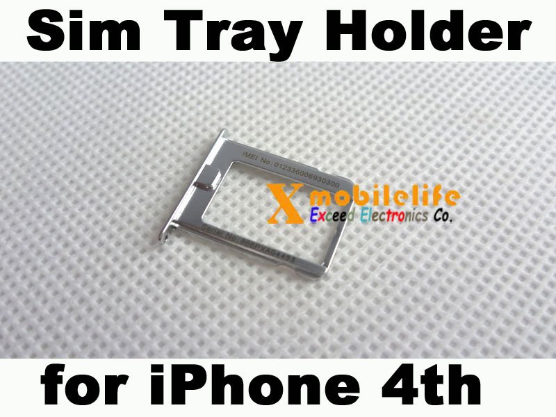 OEM Metal Sim Tray Sim Card Holder for iPhone 4th Gen 4G 16GB 32GB
