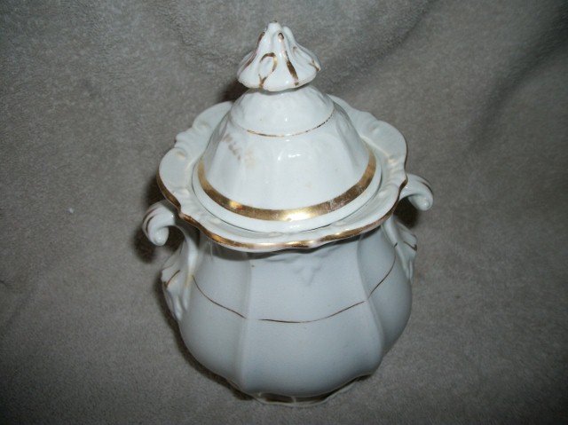 Vintage Porcelain Jug Sugar Bowl