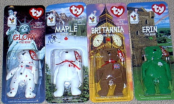 Beanie Babies Set of 4 Ronald McDonald House Charities