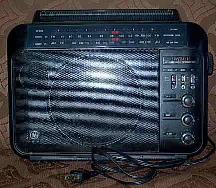GE Superadio Vintage AM FM Hi Performance Model 7-2887A