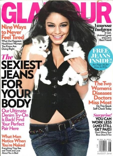 Glamour Magazine-Vanessa Hudgens Cover 08/2010.