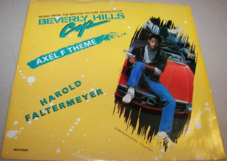Beverly Hills Cop Theme Axel F 45rpm 1984 Harold Faltermeyer