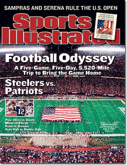 Sports Illustrated Magazine GIANTS STADIUM 09/16/2002