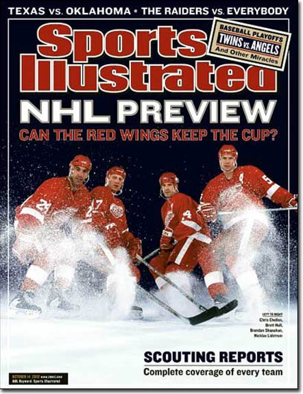 SPORTS ILLUSTRATED "NHL Preview" 10/14/2002