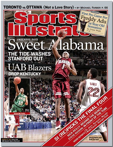 SPORTS ILLUSTRATED "Sweet Alabama" 03/29/2004