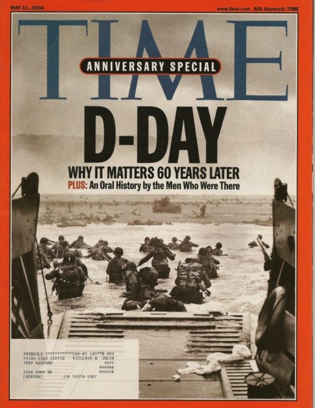 TIME MAGAZINE ~ MAY 31 2004 ~ D-DAY 60 YEARS LATER