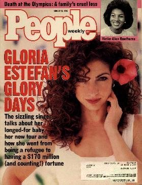 GLORIA ESTEFAN - People Weekly Magazine August 12, 1996