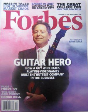 FORBES MAGAZINE 02/02/2009 Guitar Hero issue