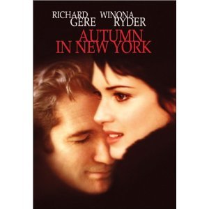 Autumn in New York DvD starring Richard Gere & Winona Ryder