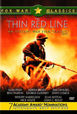 The Thin Red Line DvD starring George Clooney, Jim Caviezel