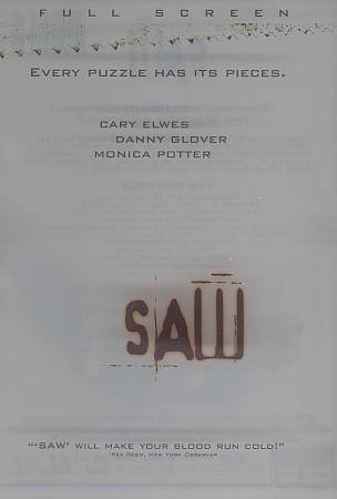 sAW Dvd starrying Cary Elwes, Danny Glover & Monica Potter