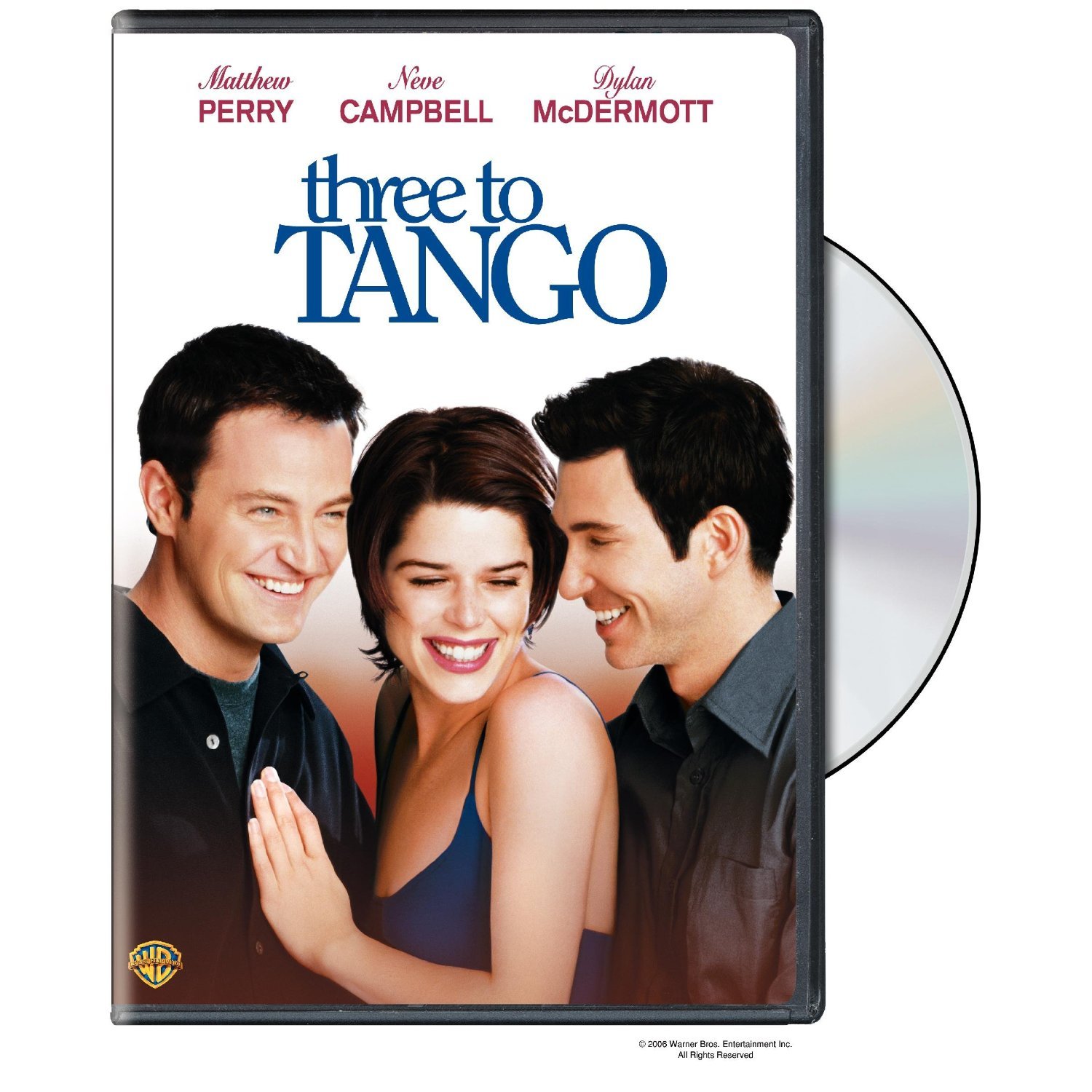 Three to Tango DvD starring Matthew Perry, Neve Campbell