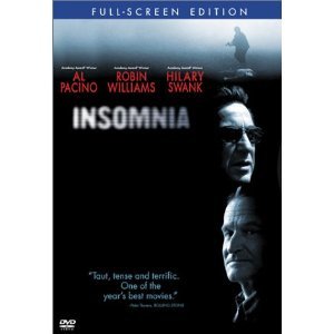 Insomnia DvD starring Al Pacino, Robin Williams & Hilary Swank