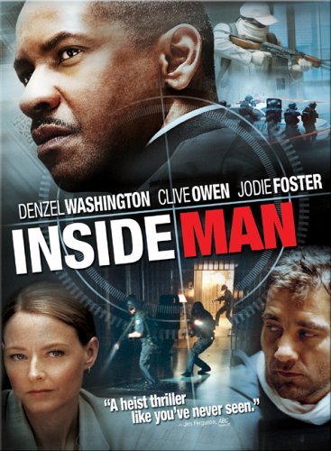 Inside Man DvD starring Denzel Washington, Clive Owen