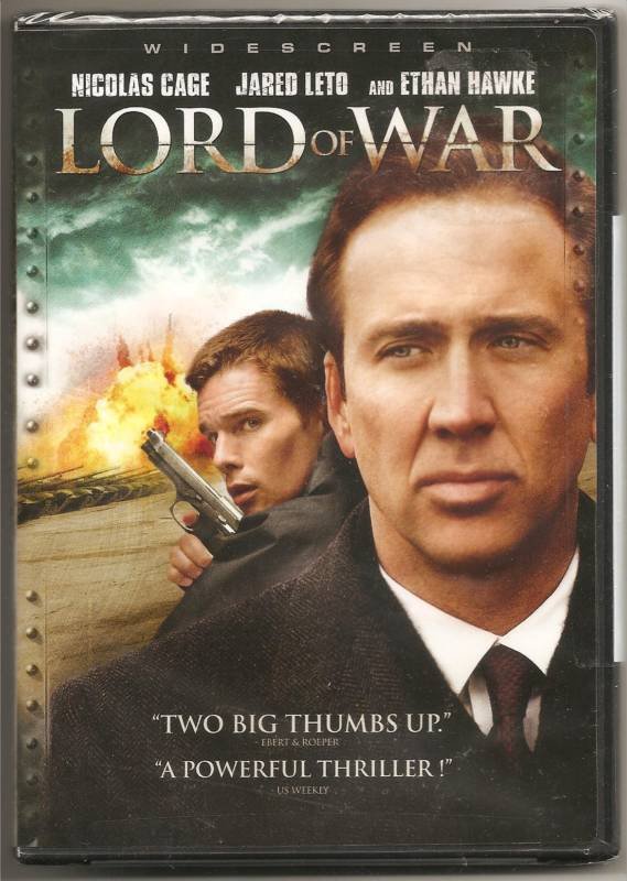 Lord of War DvD starring Nicolas Cage, Ethan Hawke
