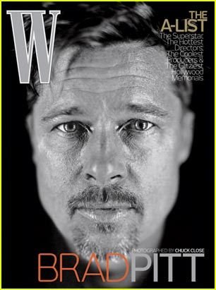 W Magazine-Brad Pitt Cover 02/2009