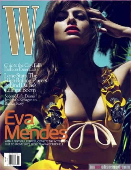 W Magazine-Eva Mendes Cover 07/2010
