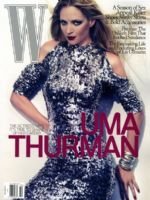 W Magazine-Uma Thurman Cover 10/2009