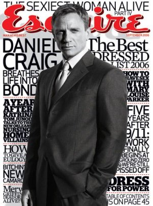 Esquire Magazine-Daniel Craig Cover 09/2006