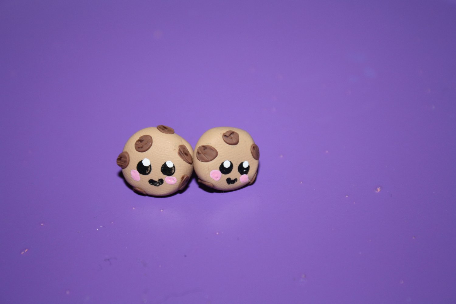 Chocolate Chip Earring Studs