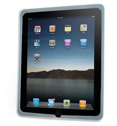 Kroo Silicone Skin Case for Apple iPad (Color: CLEAR/11932)