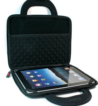 Kroo Dice Case with Cushions fits up to 9" Tablets (Color: BLACK/11985)