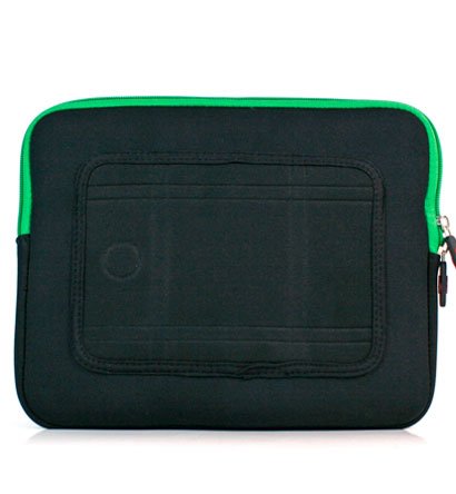 Kroo Mass Case fits up to 9" Tablets (Color: GREEN/11997)