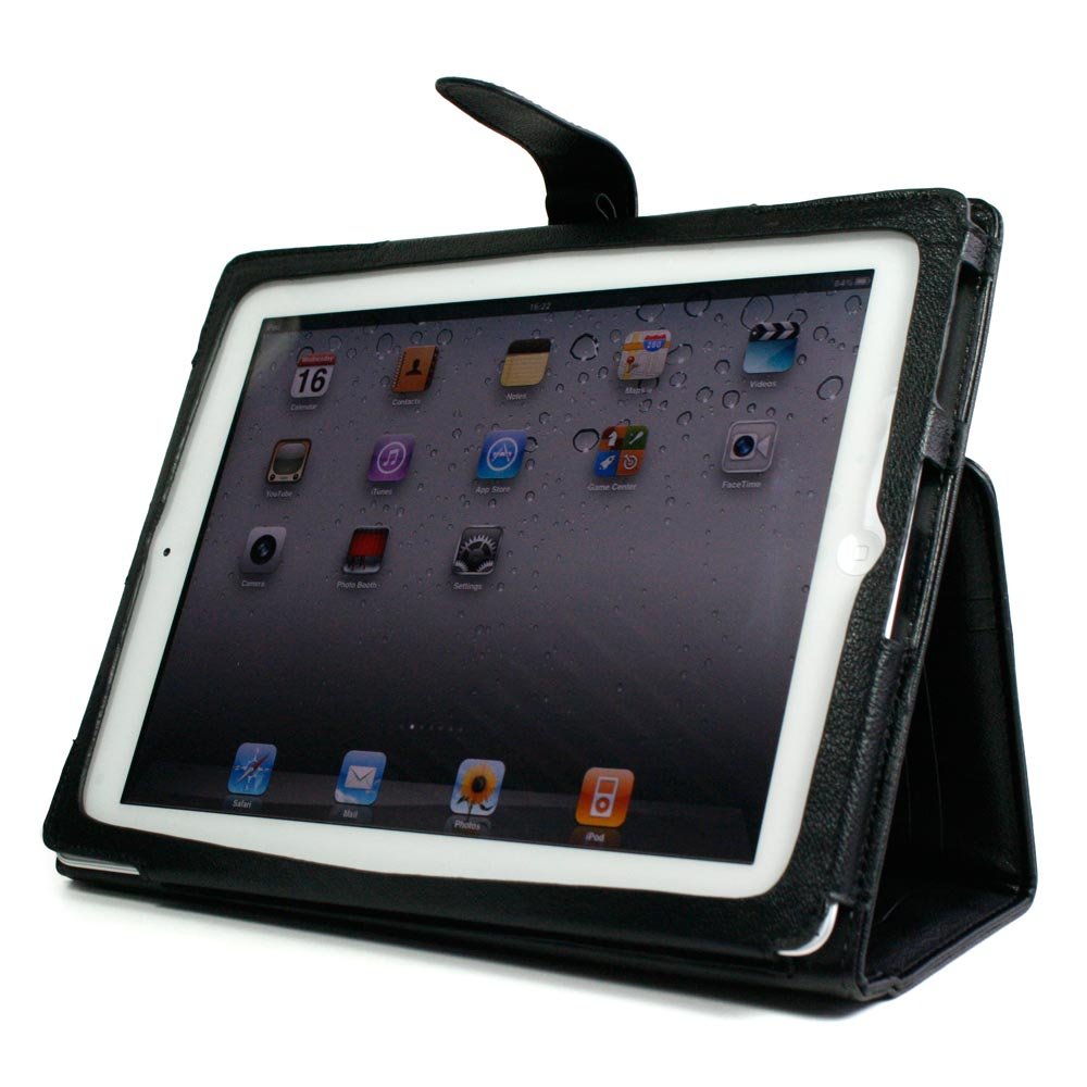 Kroo Manhattan Case for Apple iPad 2 (Color: BLACK/12161)