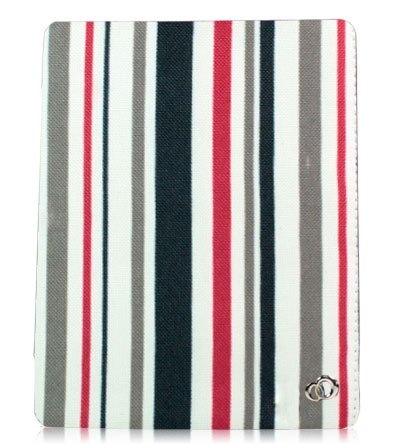 Kroo Tri-PAD Flex Case for Apple iPad 2 (Color: RED/12165)