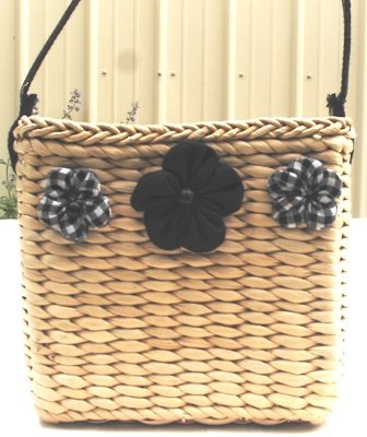 Cornhusk Basket Mini Handbag
