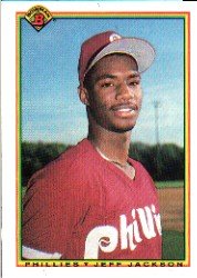 1990 Bowman Jeff Jackson Rookie Card