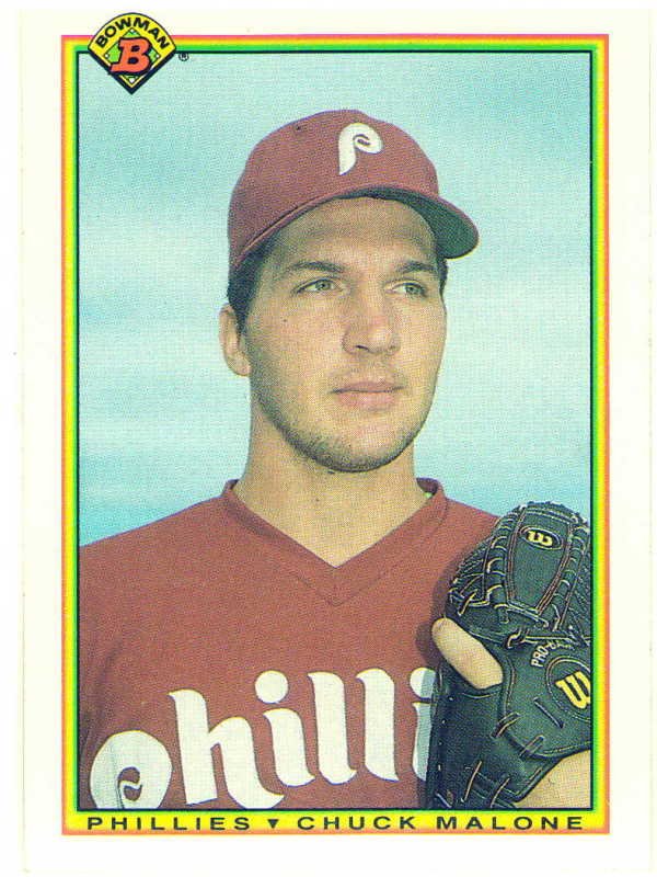 1990 Bowman Chuck Malone Rookie Card