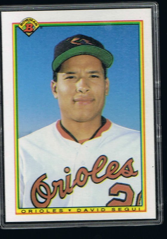 1990 Bowman David Segui Rookie Card