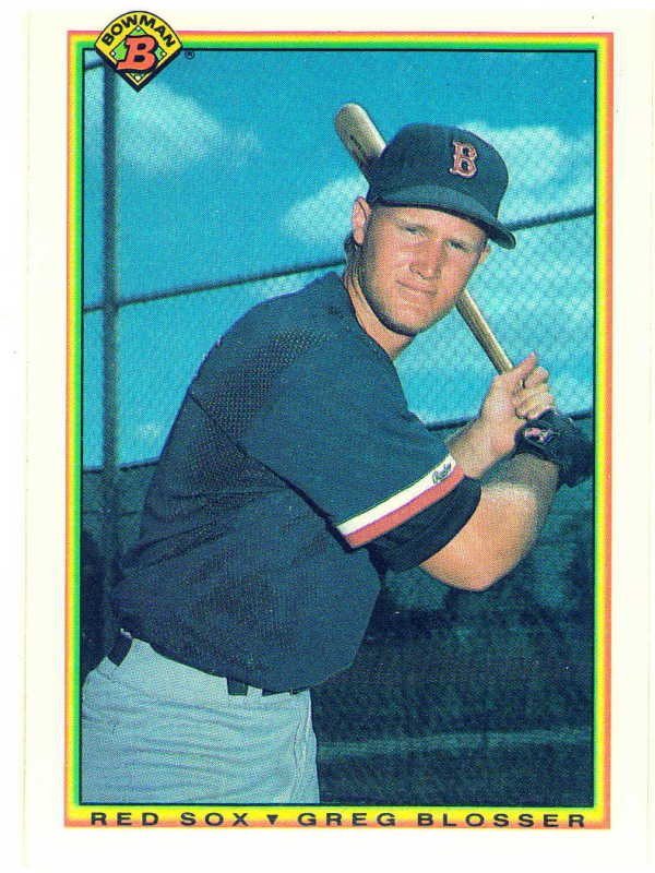 1990 Bowman Greg Blosser Rookie Card