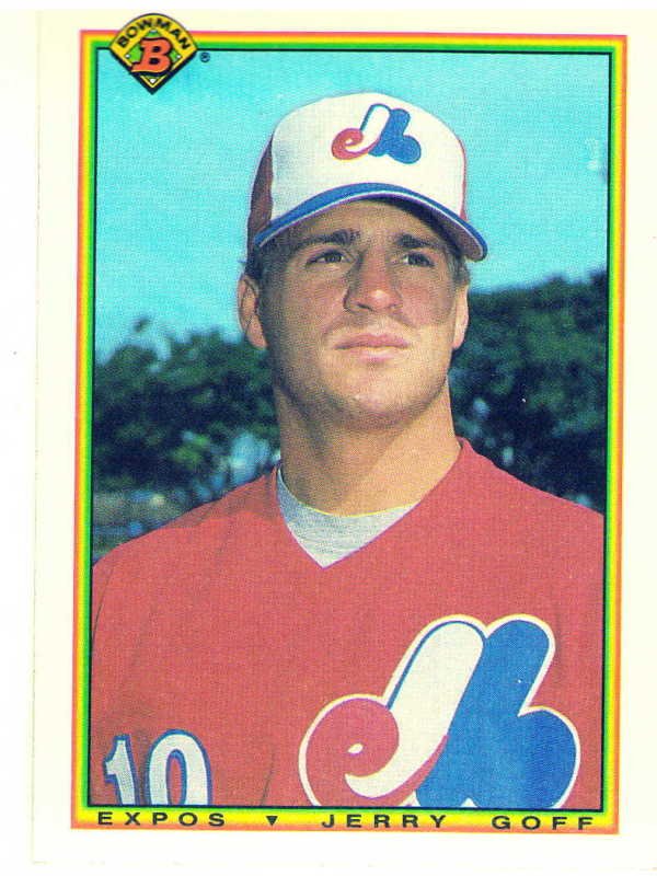 1990 Bowman Jerry Goff Rookie Card